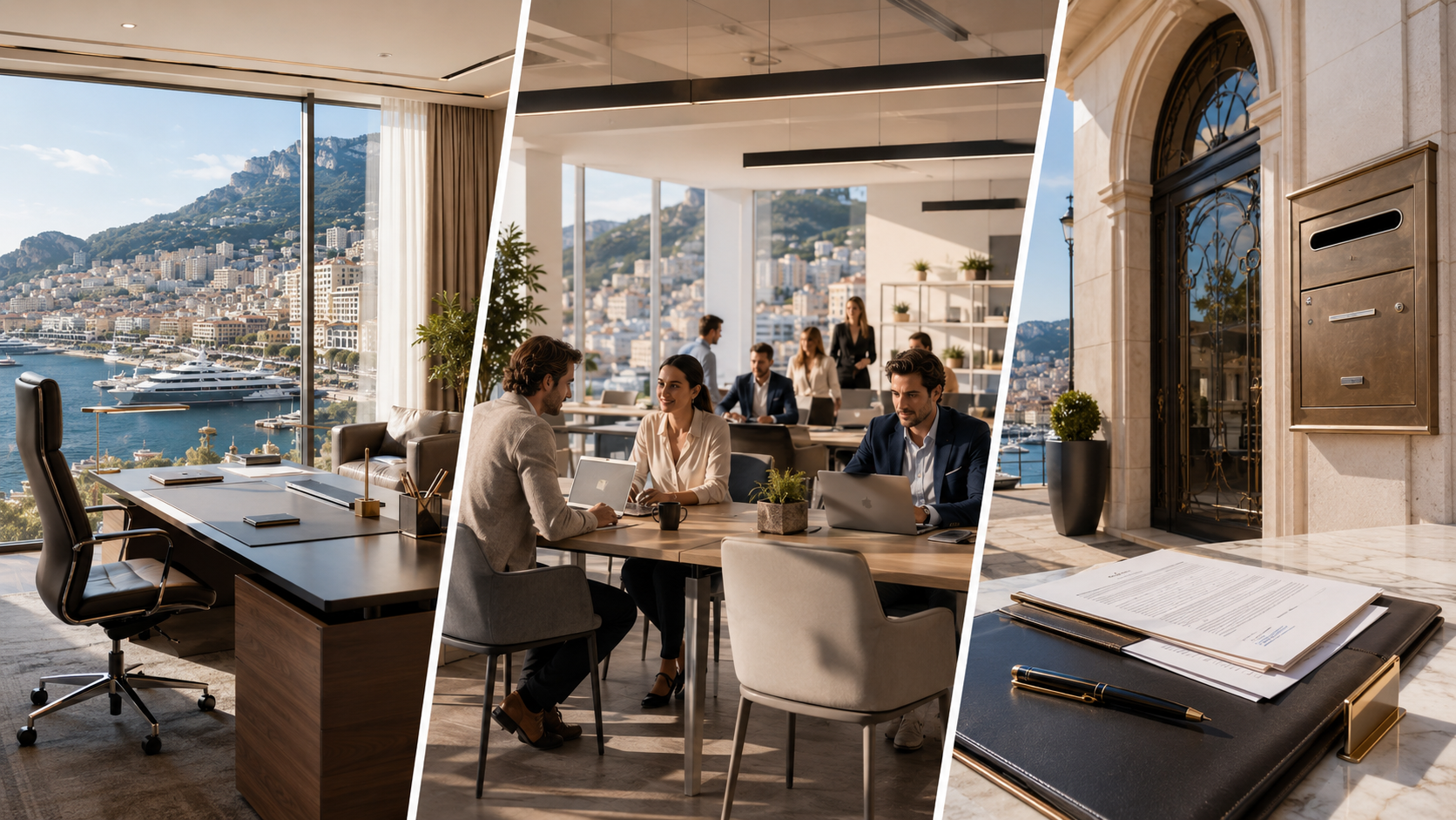 Bureau privé, coworking ou domiciliation à Monaco : quel arbitrage selon son activité